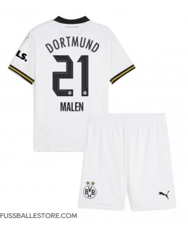 Günstige Borussia Dortmund Donyell Malen #21 3rd trikot Kinder 2024-25 Kurzarm (+ Kurze Hosen)